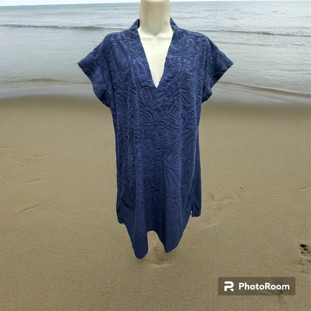 Lilly Pulitzer size M swim coverup navy